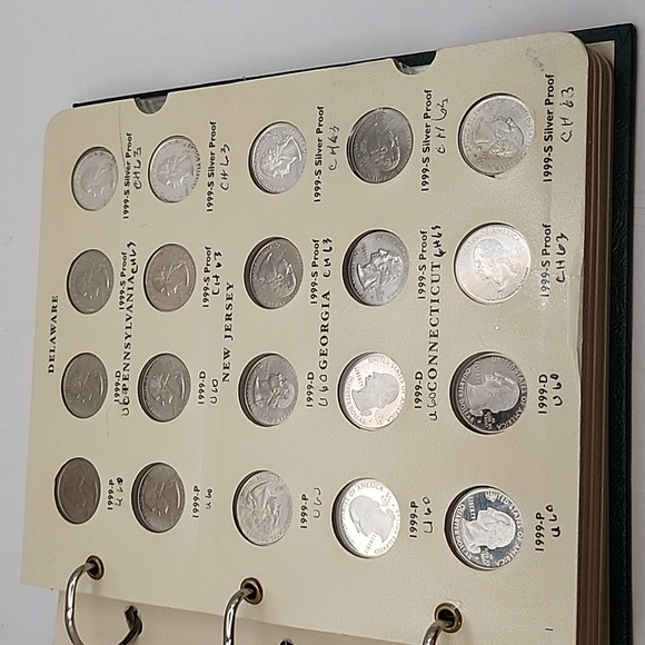 Fifty State Commemorative Quarters 1999-2003 P&d, S Proofs & Silver Proofs - Picture 7 of 9